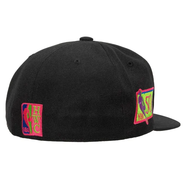 Mitchell and Ness Color Bomb Fitted HWC Los Angeles Lakers Men Hats and Headwear Mitchell and Ness Color Bomb Fitted HWC Los Angeles Lakers Men Hats and Headwear