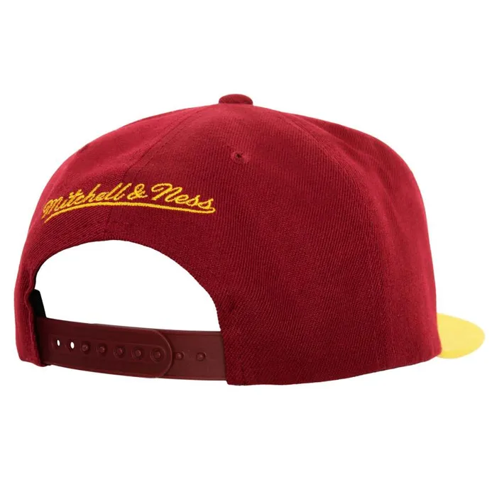 Mitchell and Ness Core Basic Snapback Cleveland Cavaliers Men Hats and Headwear Mitchell and Ness Core Basic Snapback Cleveland Cavaliers Men Hats and Headwear