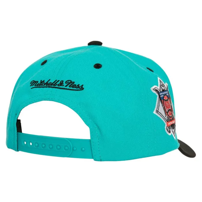 Mitchell and Ness Crown Jewels Pro Snapback Coop Florida Marlins Men Hats and Headwear Mitchell and Ness Crown Jewels Pro Snapback Coop Florida Marlins Men Hats and Headwear