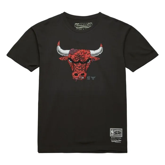 Mitchell and Ness Deconstructed Tee Chicago Bulls Men TShirts and Tops