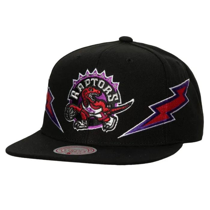Mitchell and Ness Double Trouble Snapback HWC Toronto Raptors Men Hats and Headwear Mitchell and Ness Double Trouble Snapback HWC Toronto Raptors Men Hats and Headwear