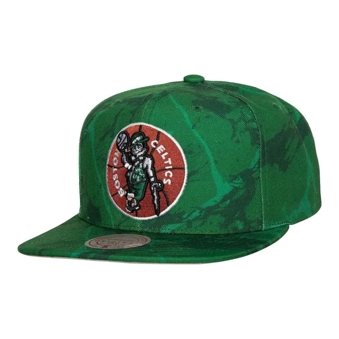 Mitchell and Ness Down For All Snapback HWC Boston Celtics Men Hats and Headwear Mitchell and Ness Down For All Snapback HWC Boston Celtics Men Hats and Headwear