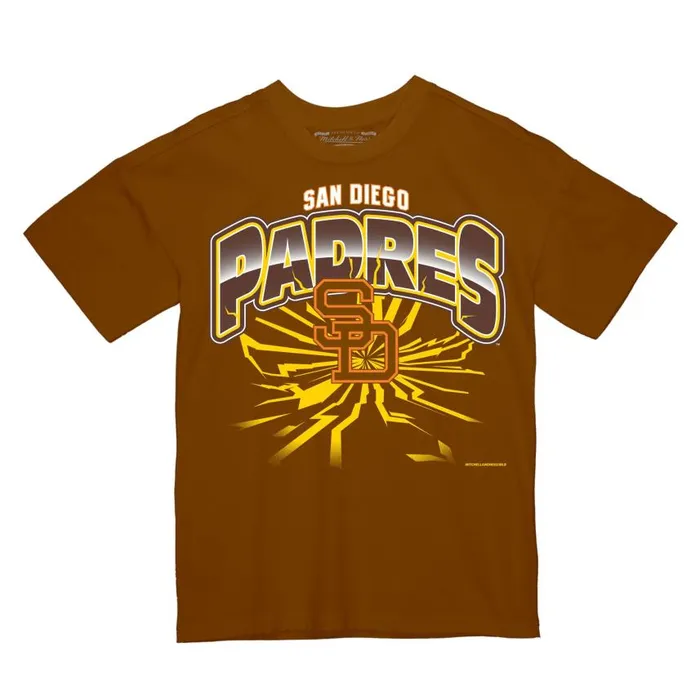 Mitchell and Ness Earthquake Tee San Diego Padres Men TShirts and Tops