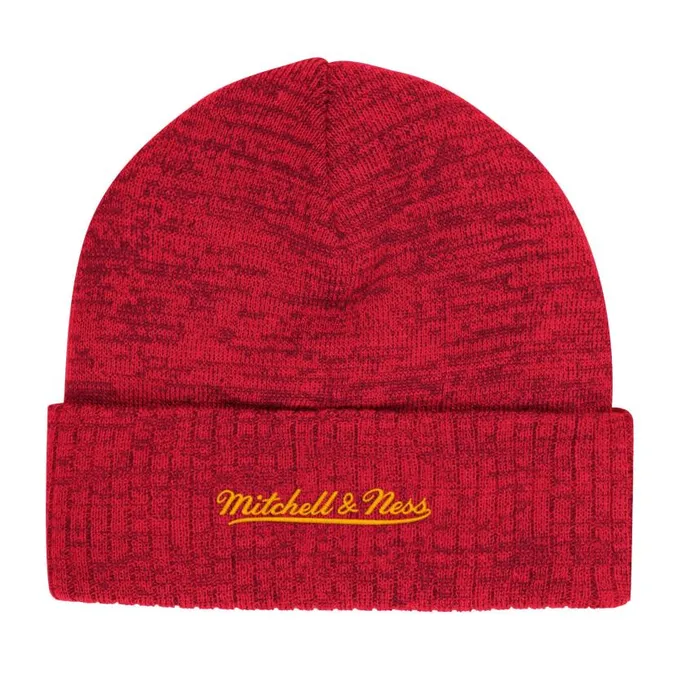 Mitchell and Ness Fandom Knit Beanie HWC Atlanta Hawks Men Hats and Headwear Mitchell and Ness Fandom Knit Beanie HWC Atlanta Hawks Men Hats and Headwear