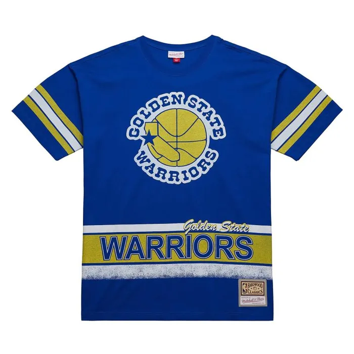 Mitchell and Ness Fashion Oversized SS Tee Vintage Logo Golden State Warriors Men TShirts and Tops Mitchell and Ness Fashion Oversized SS Tee Vintage Logo Golden State Warriors Men TShirts and Tops