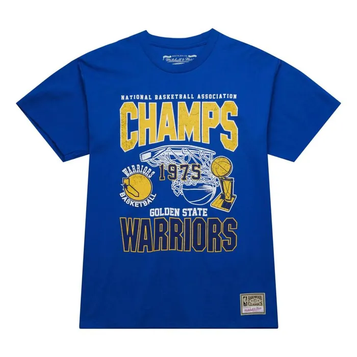Mitchell and Ness Finals Tee Golden State Warriors Men TShirts and Tops