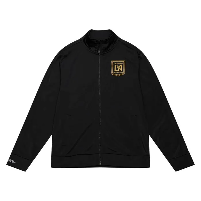 Mitchell and Ness Flashback Track Jacket Los Angeles FC Men Jackets and Outerwear Mitchell and Ness Flashback Track Jacket Los Angeles FC Men Jackets and Outerwear