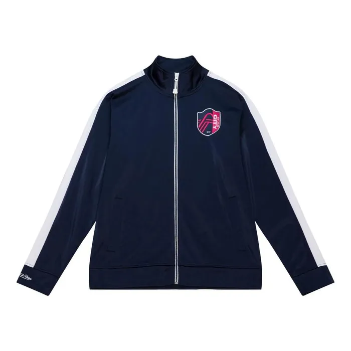 Mitchell and Ness Flashback Track Jacket St Louis City SC Men Jackets and Outerwear Mitchell and Ness Flashback Track Jacket St Louis City SC Men Jackets and Outerwear