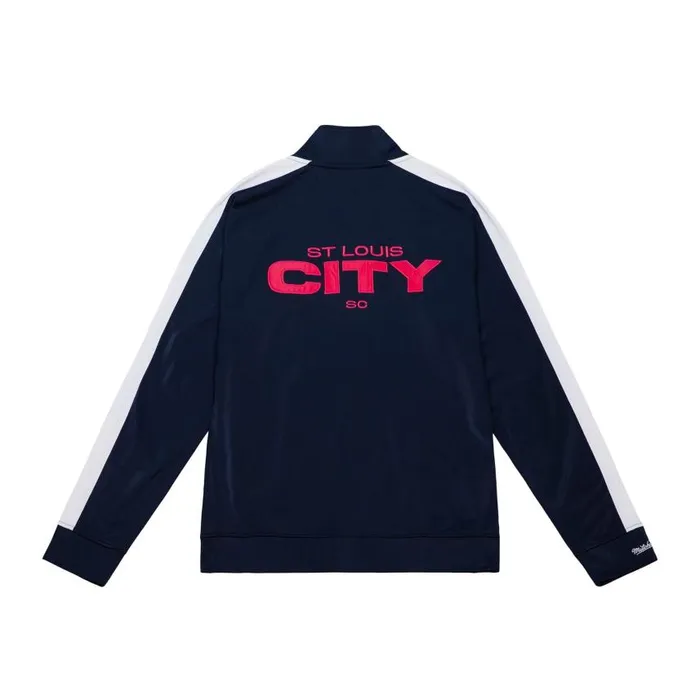 Mitchell and Ness Flashback Track Jacket St Louis City SC Men Jackets and Outerwear Mitchell and Ness Flashback Track Jacket St Louis City SC Men Jackets and Outerwear