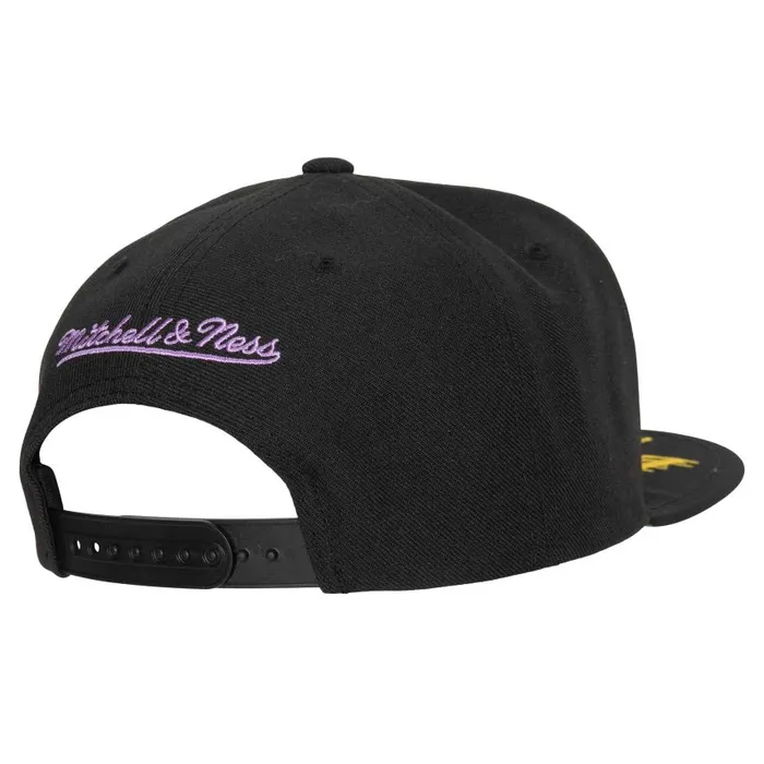 Mitchell and Ness Front Loaded Snapback HWC Los Angeles Lakers Men Hats and Headwear Mitchell and Ness Front Loaded Snapback HWC Los Angeles Lakers Men Hats and Headwear