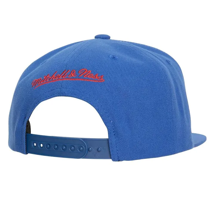 Mitchell and Ness Full Frontal Snapback Vntg New York Rangers Men Hats and Headwear Mitchell and Ness Full Frontal Snapback Vntg New York Rangers Men Hats and Headwear