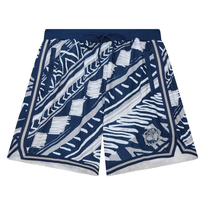 Mitchell and Ness Game Day Pattern Short Georgetown University Men Shorts