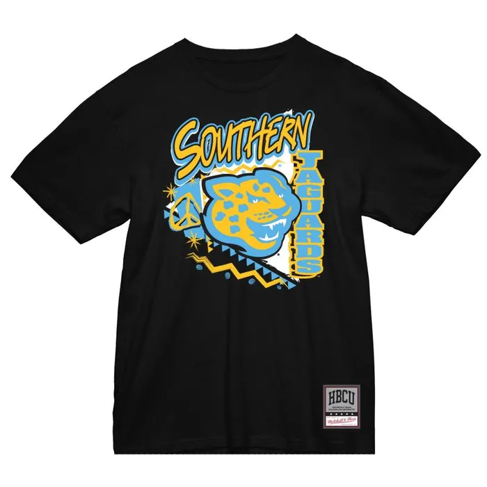 Mitchell and Ness HBCU Clutched Tee Southern University And AandM College Men TShirts and Tops Mitchell and Ness HBCU Clutched Tee Southern University And AandM College Men TShirts and Tops