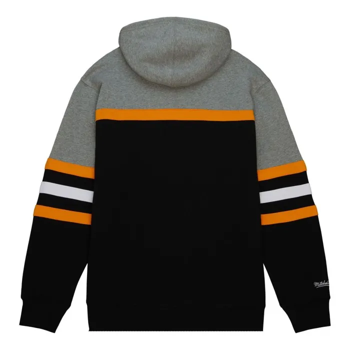 Mitchell and Ness Head Coach Hoodie Boston Bruins Men Hoodies and Sweatshirts Mitchell and Ness Head Coach Hoodie Boston Bruins Men Hoodies and Sweatshirts