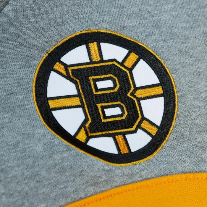 Mitchell and Ness Head Coach Hoodie Boston Bruins Men Hoodies and Sweatshirts Mitchell and Ness Head Coach Hoodie Boston Bruins Men Hoodies and Sweatshirts