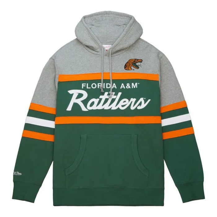 Mitchell and Ness Head Coach Hoodie Florida AandM University Men Hoodies and Sweatshirts Mitchell and Ness Head Coach Hoodie Florida AandM University Men Hoodies and Sweatshirts