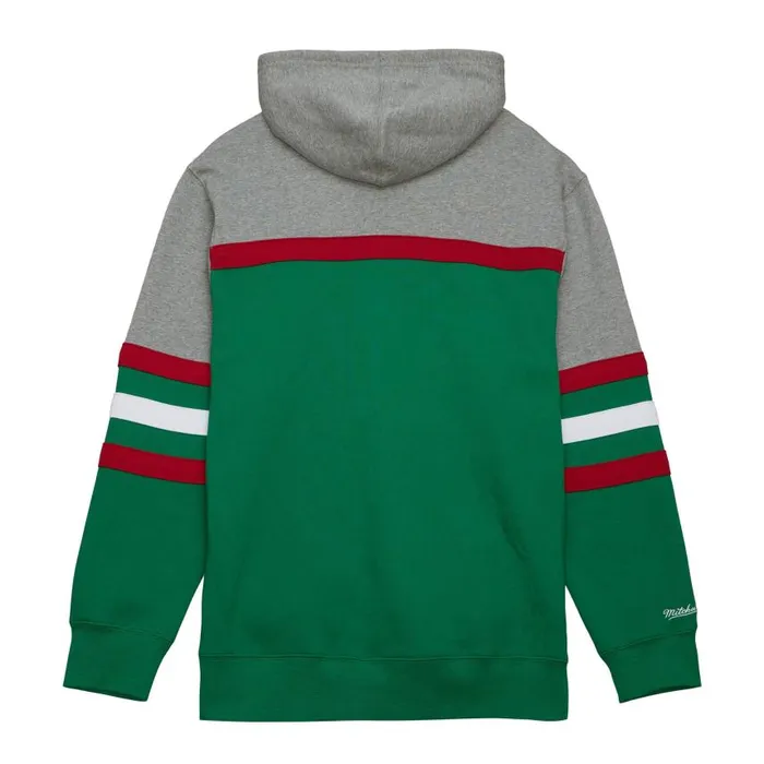 Mitchell and Ness Head Coach Hoodie Minnesota Wild Men Hoodies and Sweatshirts Mitchell and Ness Head Coach Hoodie Minnesota Wild Men Hoodies and Sweatshirts