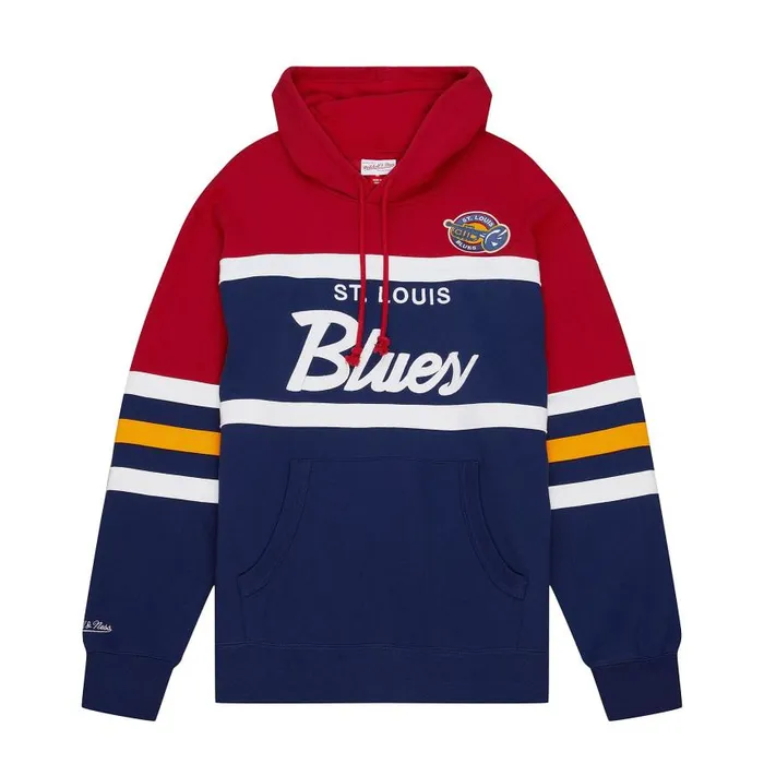 Mitchell and Ness Head Coach Hoodie St Louis Blues Men Hoodies and Sweatshirts Mitchell and Ness Head Coach Hoodie St Louis Blues Men Hoodies and Sweatshirts
