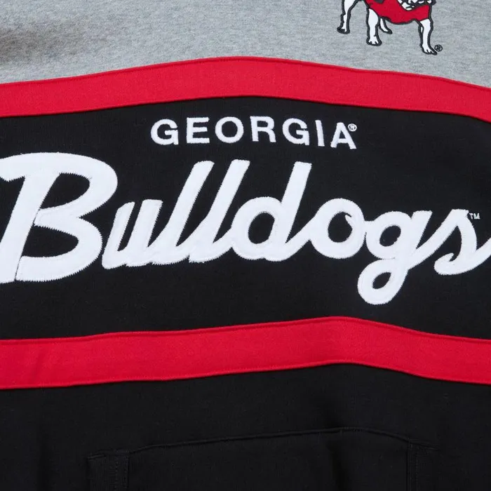 Mitchell and Ness Head Coach Hoodie University Of Georgia Men Hoodies and Sweatshirts