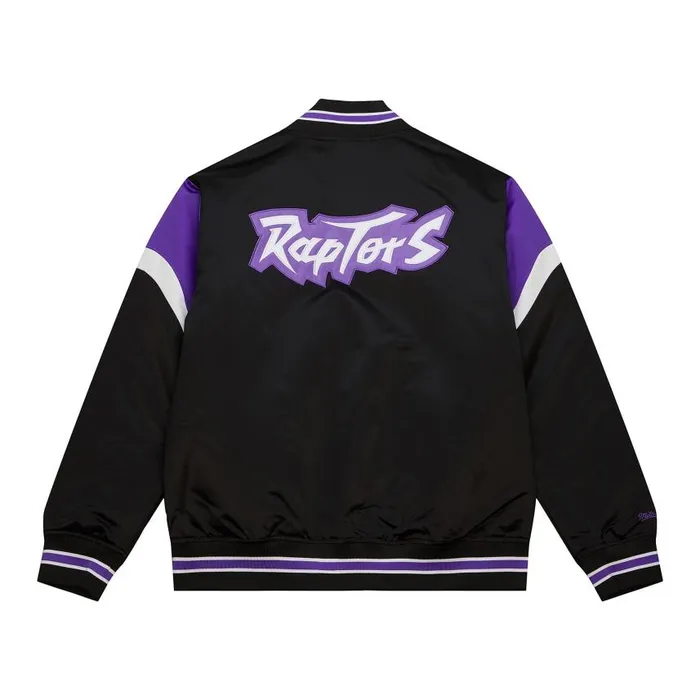 Mitchell and Ness Heavyweight Satin Jacket Toronto Raptors Men Jackets and Outerwear