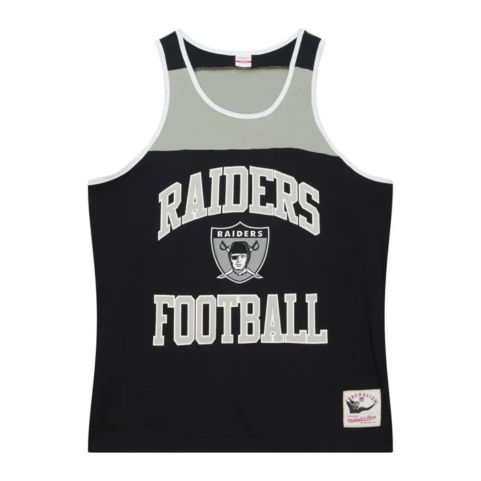 Mitchell and Ness Heritage Color Blocked Tank Top Oakland Raiders Men TShirts and Tops Mitchell and Ness Heritage Color Blocked Tank Top Oakland Raiders Men TShirts and Tops