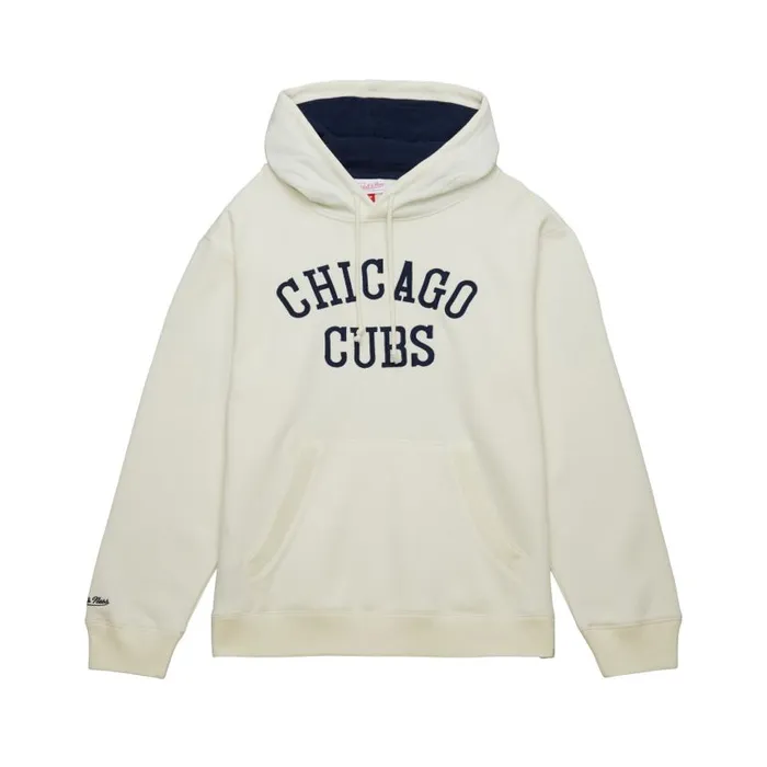 Mitchell and Ness Heritage Fleece Hoodie Vintage Logo Chicago Cubs Men Hoodies and Sweatshirts Mitchell and Ness Heritage Fleece Hoodie Vintage Logo Chicago Cubs Men Hoodies and Sweatshirts