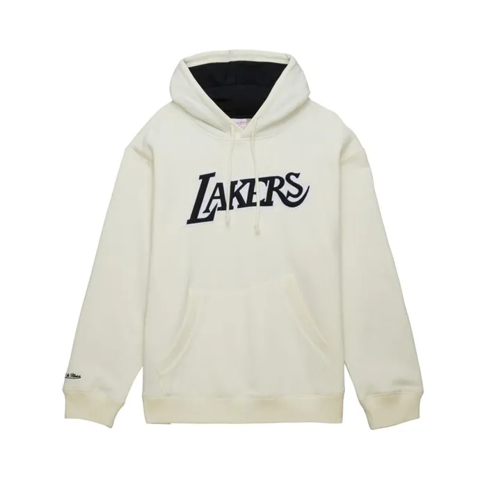 Mitchell and Ness Heritage Fleece Hoodie Vintage Logo Los Angeles Lakers Men Hoodies and Sweatshirts Mitchell and Ness Heritage Fleece Hoodie Vintage Logo Los Angeles Lakers Men Hoodies and Sweatshirts