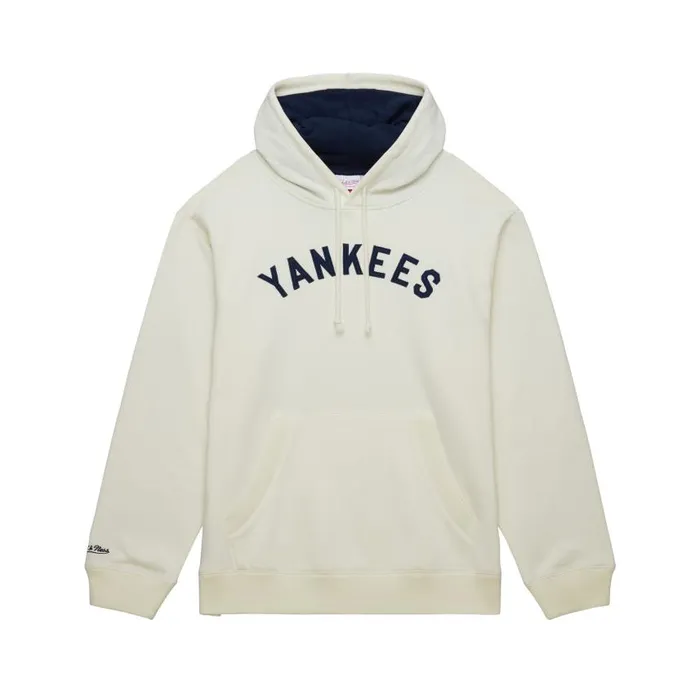Mitchell and Ness Heritage Fleece Hoodie Vintage Logo New York Yankees Men Hoodies and Sweatshirts Mitchell and Ness Heritage Fleece Hoodie Vintage Logo New York Yankees Men Hoodies and Sweatshirts