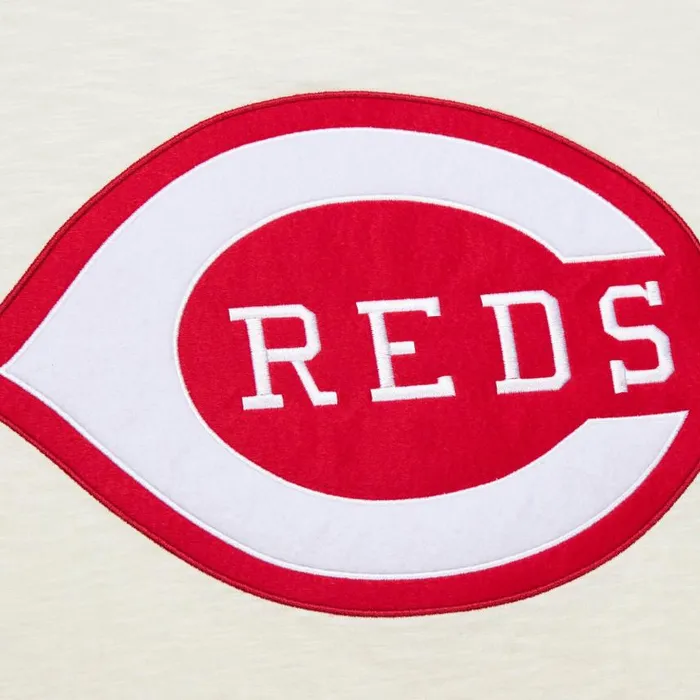 Mitchell and Ness Heritage SS Slub Tee Vintage Logo Cincinnati Reds Men TShirts and Tops