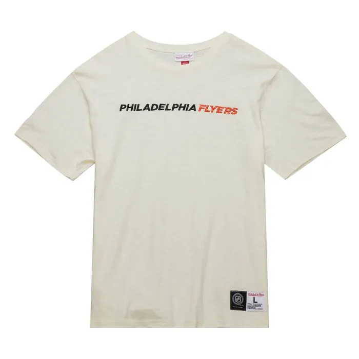 Mitchell and Ness Heritage SS Slub Tee Vintage Logo Philadelphia Flyers Men TShirts and Tops Mitchell and Ness Heritage SS Slub Tee Vintage Logo Philadelphia Flyers Men TShirts and Tops