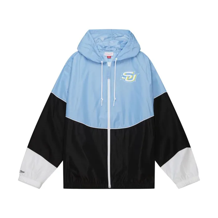 Mitchell and Ness Home Team Lightweight Windbreaker Southern University And AandM College Men Jackets and Outerwear Mitchell and Ness Home Team Lightweight Windbreaker Southern University And AandM College Men Jackets and Outerwear