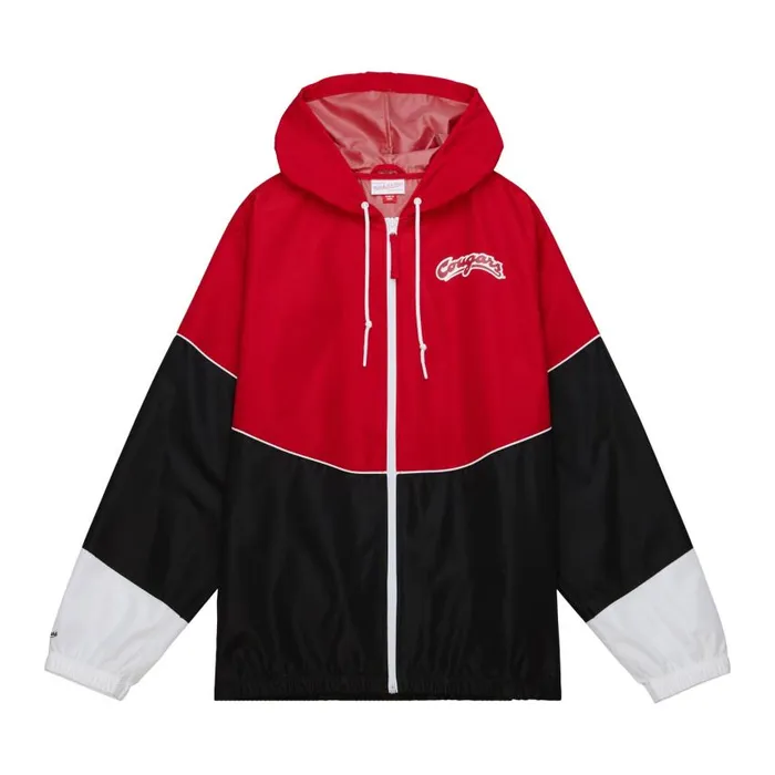 Mitchell and Ness Home Team Lightweight Windbreaker Washington State University Men Jackets and Outerwear