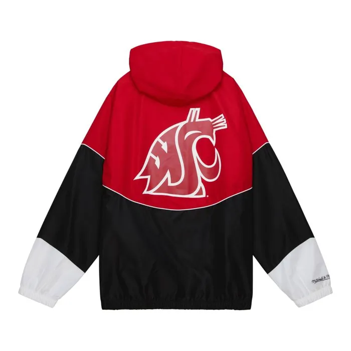 Mitchell and Ness Home Team Lightweight Windbreaker Washington State University Men Jackets and Outerwear Mitchell and Ness Home Team Lightweight Windbreaker Washington State University Men Jackets and Outerwear