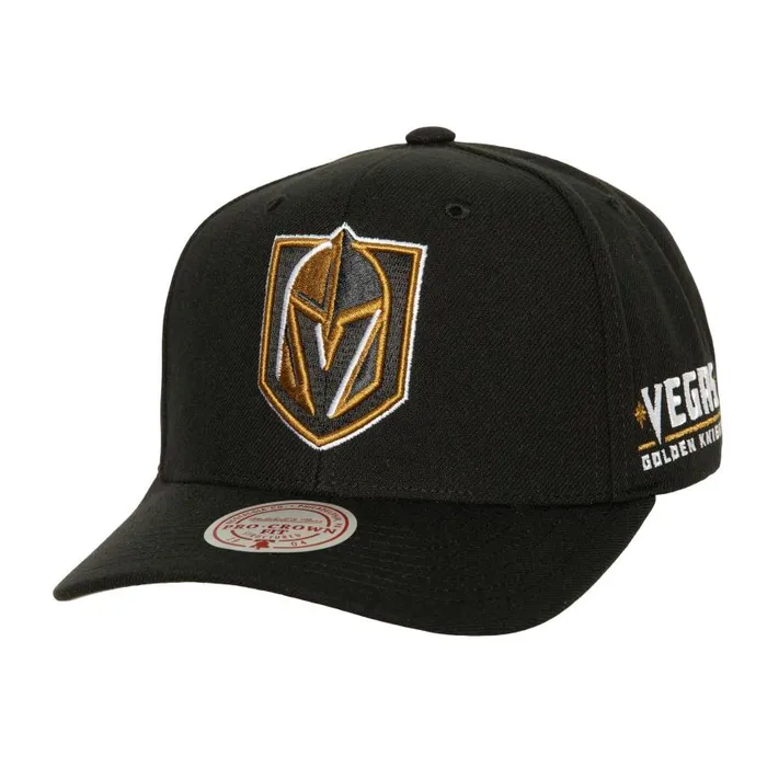 Mitchell and Ness Icon Grail Pro Snapback Vegas Golden Knights Men Hats and Headwear Mitchell and Ness Icon Grail Pro Snapback Vegas Golden Knights Men Hats and Headwear