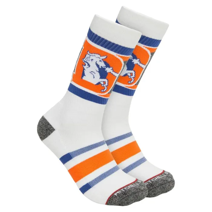 Mitchell and Ness Interception Crew Socks Denver Broncos Men Socks