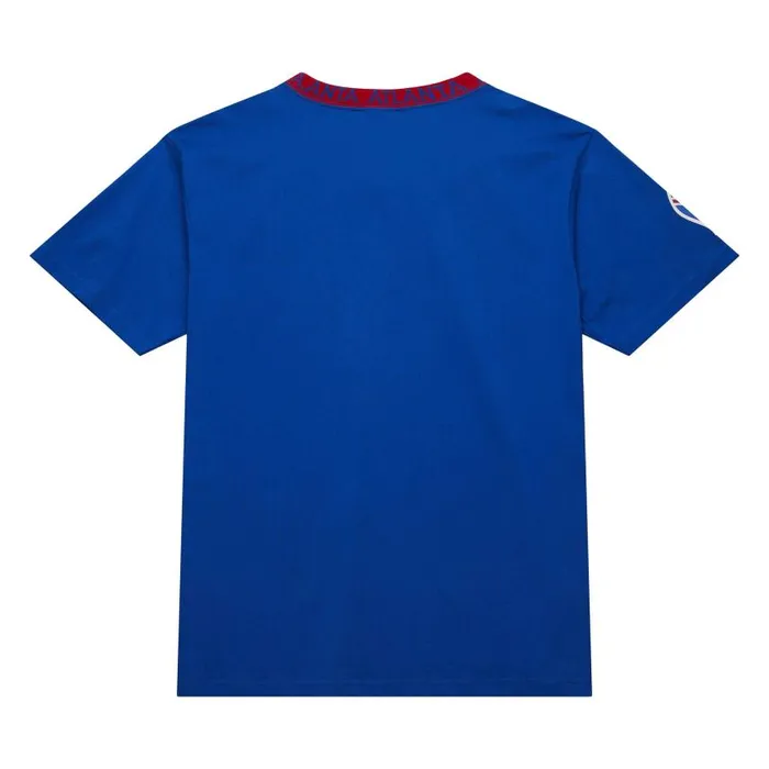 Mitchell and Ness Jacquard Ringer SS Tee Vintage Logo Atlanta Braves Men TShirts and Tops Mitchell and Ness Jacquard Ringer SS Tee Vintage Logo Atlanta Braves Men TShirts and Tops