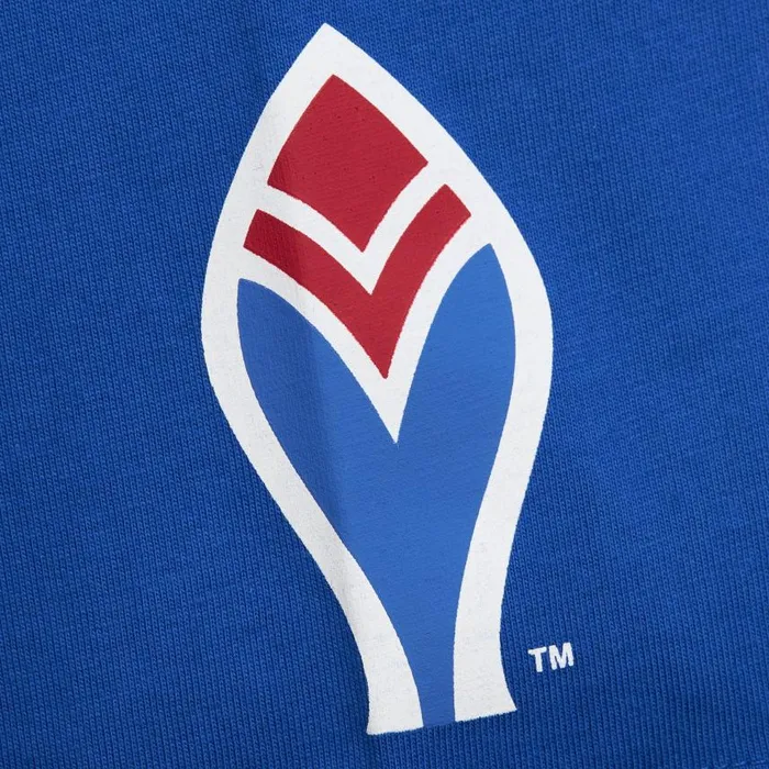 Mitchell and Ness Jacquard Ringer SS Tee Vintage Logo Atlanta Braves Men TShirts and Tops Mitchell and Ness Jacquard Ringer SS Tee Vintage Logo Atlanta Braves Men TShirts and Tops