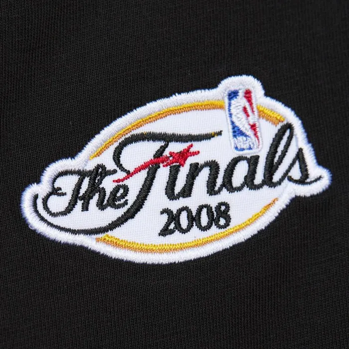 Mitchell and Ness Jacquard Ringer SS Tee Vintage Logo Boston Celtics Men TShirts and Tops