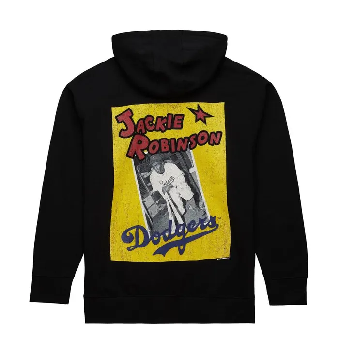 Mitchell and Ness Jr Vintage Cover Hoodie Brooklyn Dodgers Jackie Robinson Men Hoodies and Sweatshirts Mitchell and Ness Jr Vintage Cover Hoodie Brooklyn Dodgers Jackie Robinson Men Hoodies and Sweatshirts
