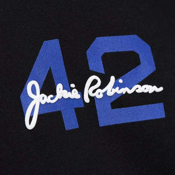 Mitchell and Ness Jr Vintage Cover Hoodie Brooklyn Dodgers Jackie Robinson Men Hoodies and Sweatshirts Mitchell and Ness Jr Vintage Cover Hoodie Brooklyn Dodgers Jackie Robinson Men Hoodies and Sweatshirts
