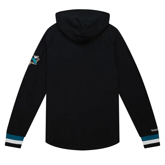 Mitchell and Ness Legendary Slub Long Sleeve Hoodie San Jose Sharks Men Hoodies and Sweatshirts Mitchell and Ness Legendary Slub Long Sleeve Hoodie San Jose Sharks Men Hoodies and Sweatshirts