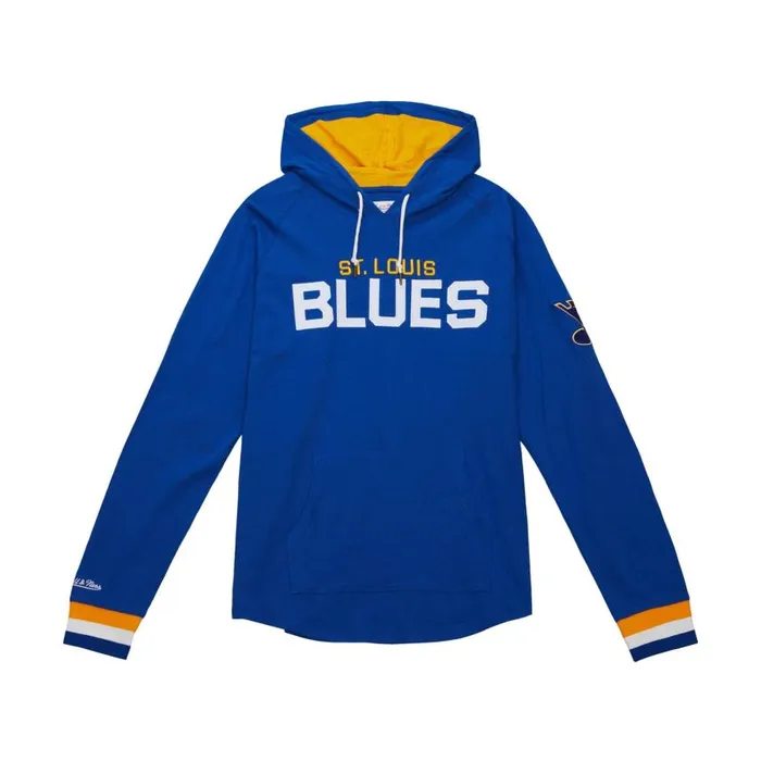 Mitchell and Ness Legendary Slub Long Sleeve Hoodie St Louis Blues Men Hoodies and Sweatshirts Mitchell and Ness Legendary Slub Long Sleeve Hoodie St Louis Blues Men Hoodies and Sweatshirts