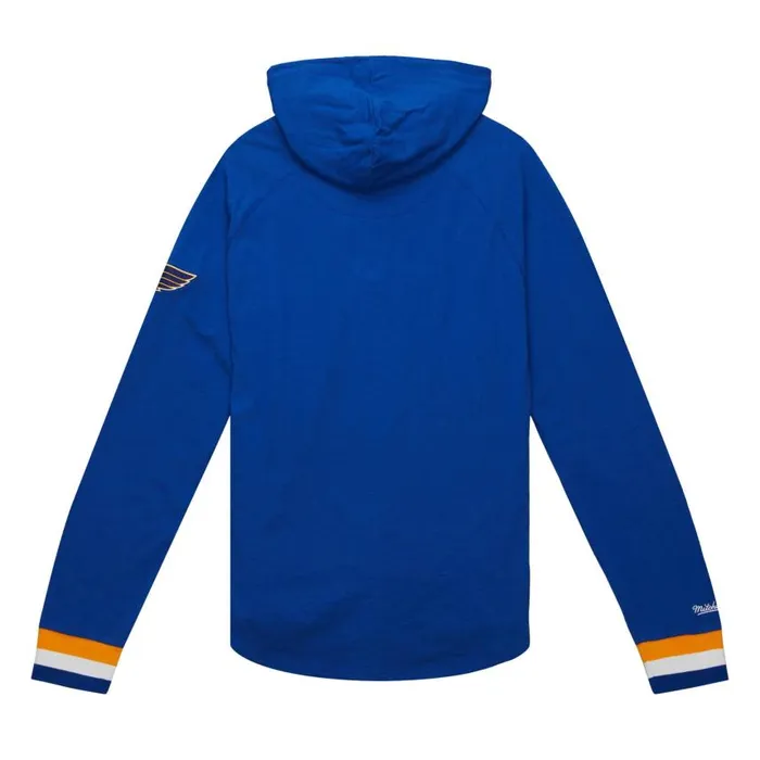 Mitchell and Ness Legendary Slub Long Sleeve Hoodie St Louis Blues Men Hoodies and Sweatshirts Mitchell and Ness Legendary Slub Long Sleeve Hoodie St Louis Blues Men Hoodies and Sweatshirts
