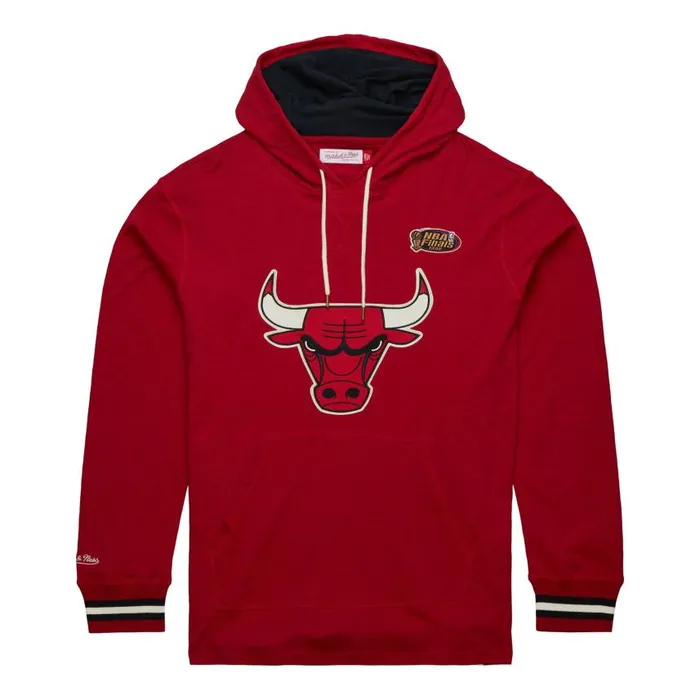 Mitchell and Ness Legendary Slub LS Hoodie Vintage Logo Chicago Bulls Men Hoodies and Sweatshirts Mitchell and Ness Legendary Slub LS Hoodie Vintage Logo Chicago Bulls Men Hoodies and Sweatshirts