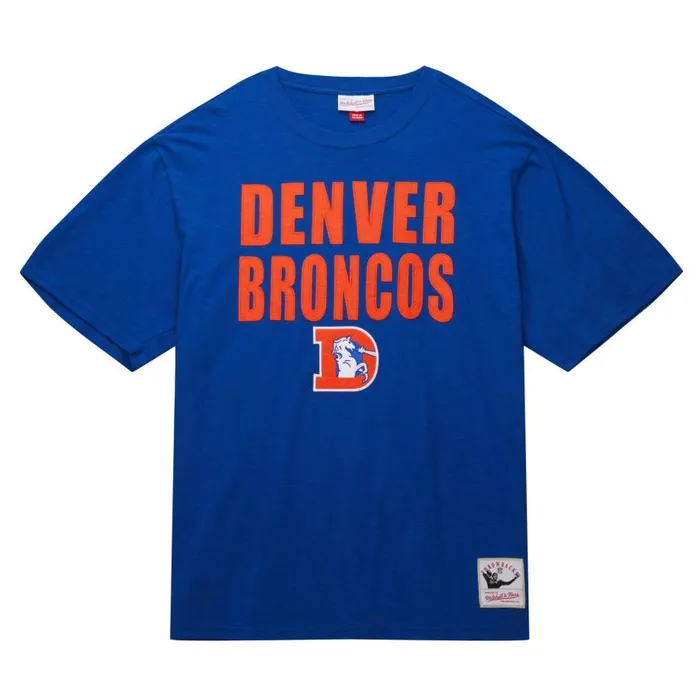 Mitchell and Ness Legendary Slub SS Tee Denver Broncos Men TShirts and Tops