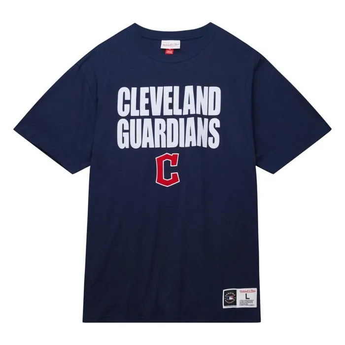 Mitchell and Ness Legendary Slub SS Tee Cleveland Guardians Men TShirts and Tops
