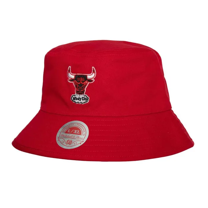 Mitchell and Ness Lifestyle Reversible Bucket HWC Chicago Bulls Men Hats and Headwear Mitchell and Ness Lifestyle Reversible Bucket HWC Chicago Bulls Men Hats and Headwear