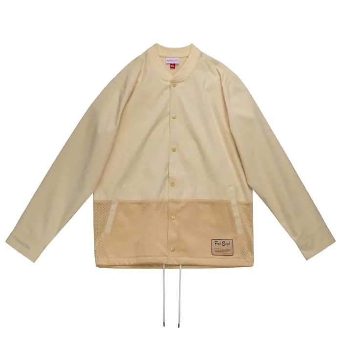 Mitchell and Ness MandN X Fred Segal Mesh Block Jacket Men Jackets and Outerwear Mitchell and Ness MandN X Fred Segal Mesh Block Jacket Men Jackets and Outerwear