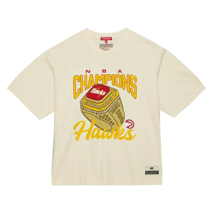 Mitchell and Ness MandN X Melody Ehsani SS Tee Atlanta Hawks Women TShirts and Tops