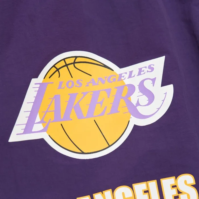 Mitchell and Ness Multi Hit Nylon Shorts Vintage Logo Los Angeles Lakers Men Shorts Mitchell and Ness Multi Hit Nylon Shorts Vintage Logo Los Angeles Lakers Men Shorts